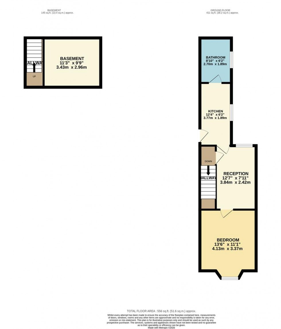 Floorplan for Woodford Road, Watford