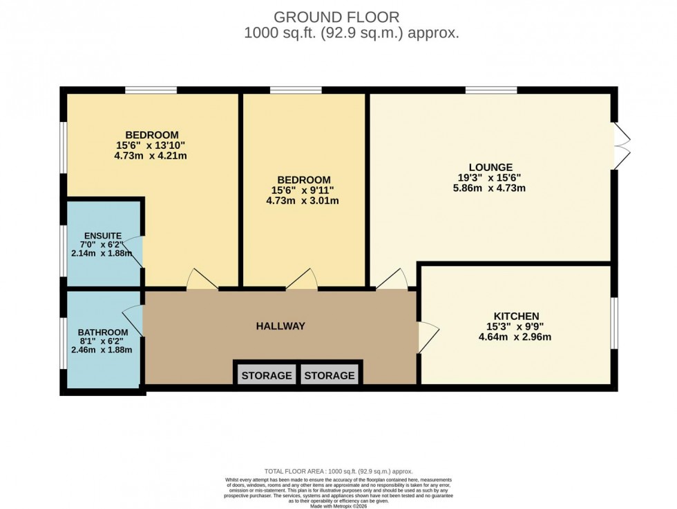 Floorplan for Woodgate Mews, Watford
