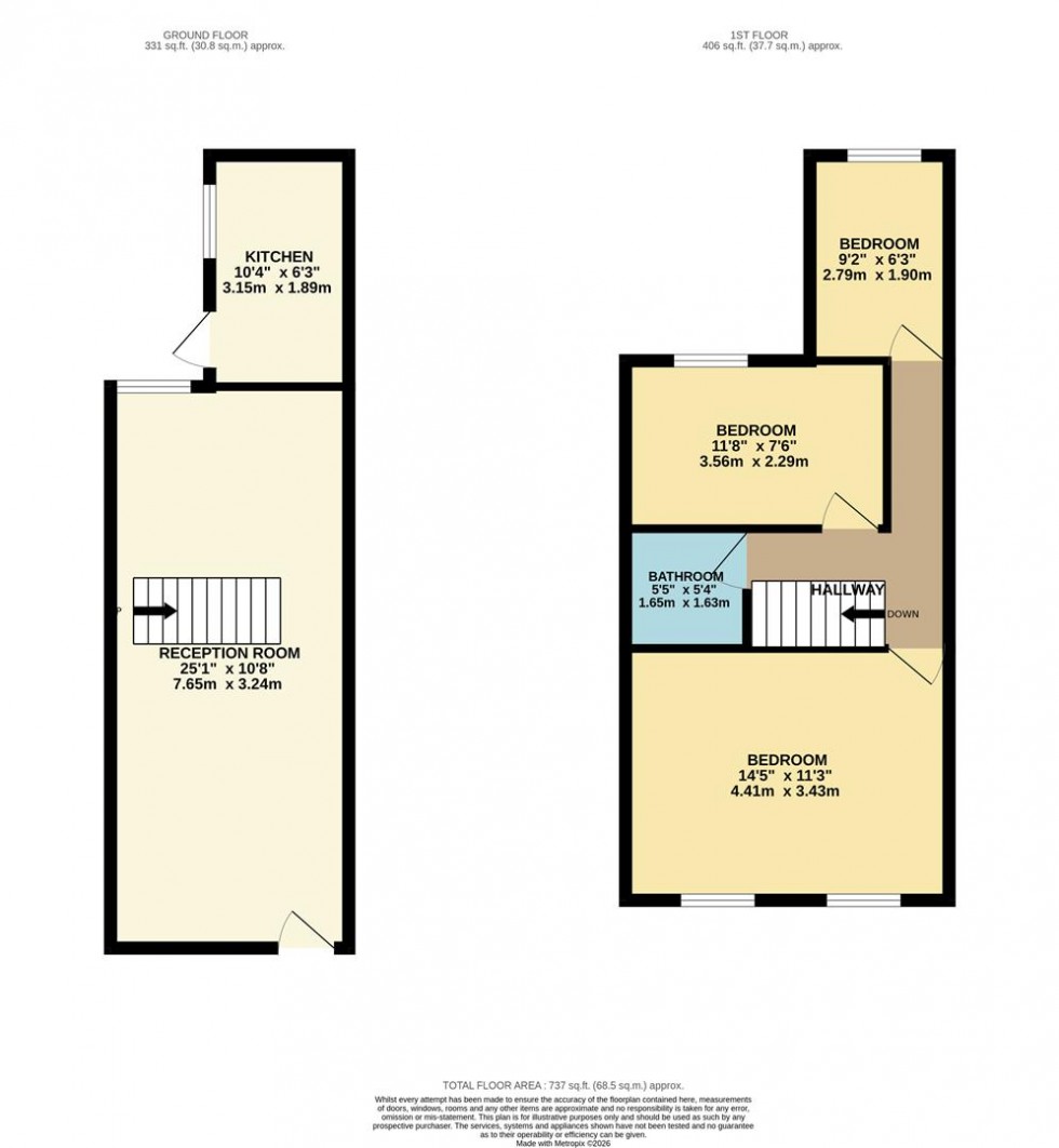 Floorplan for Liverpool Road, Watford