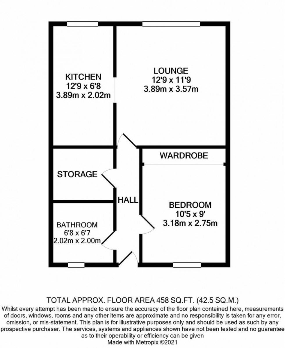 Floorplan for Caractacus Cottage View