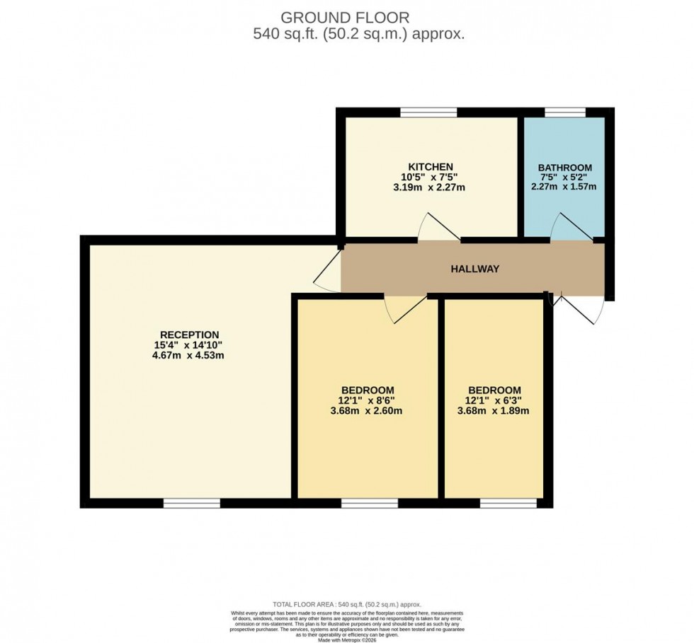 Floorplan for ORKNEY HOUSE, Watford