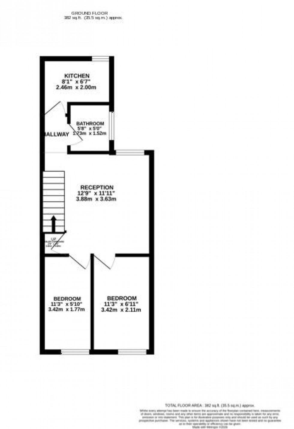 Floorplan for St James Road, Watford