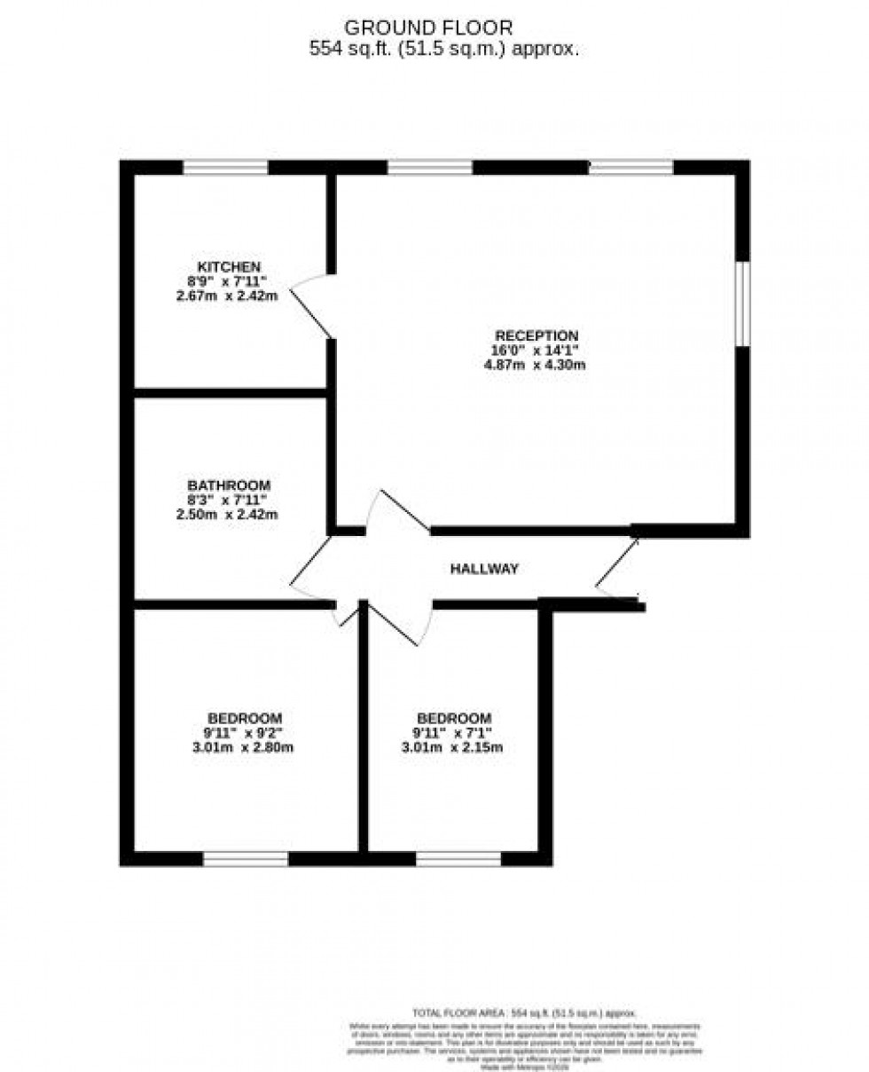 Floorplan for Scammell Way, Watford