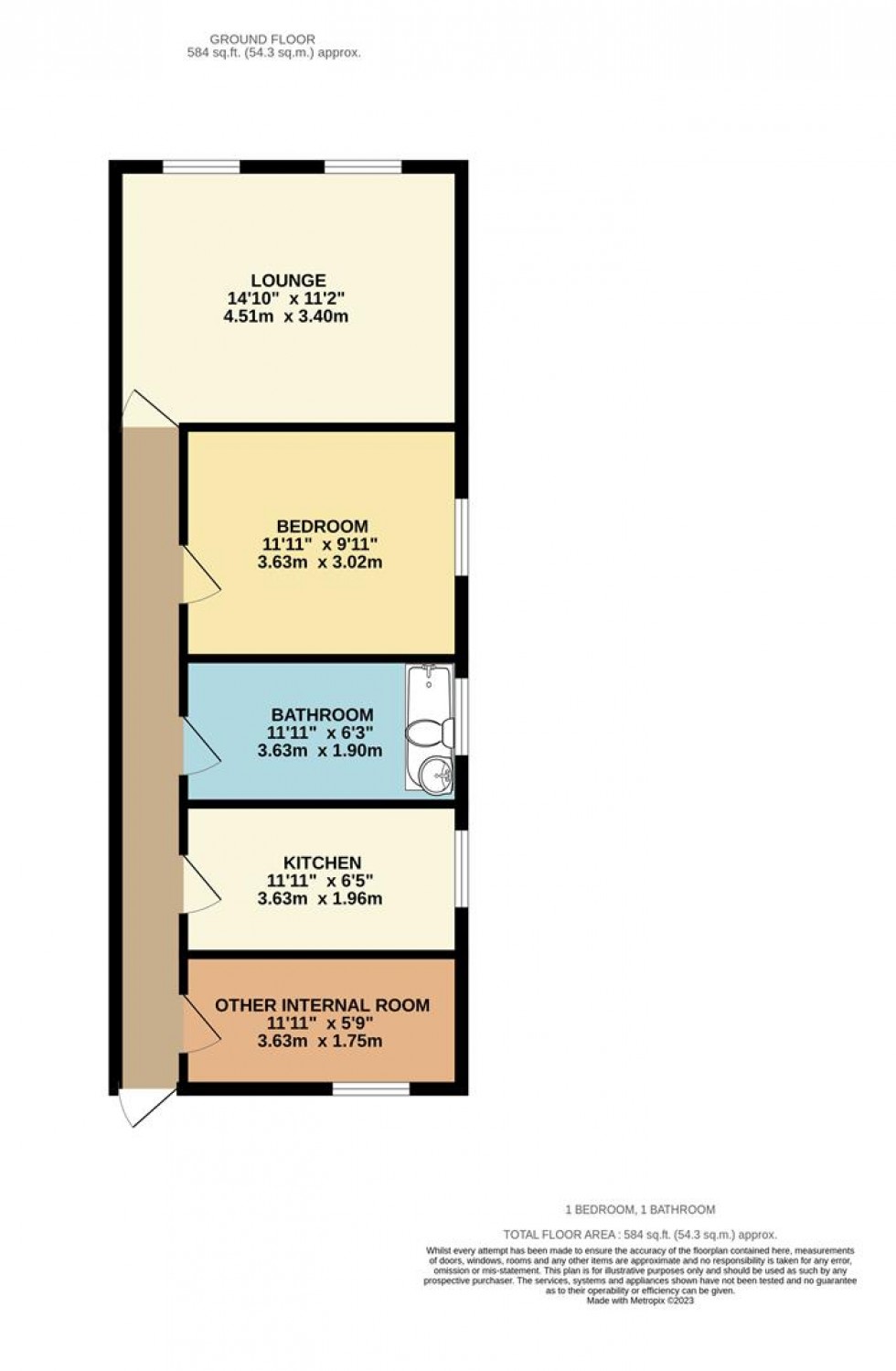 Floorplan for St Albans Road, Watford, Hertfordshire